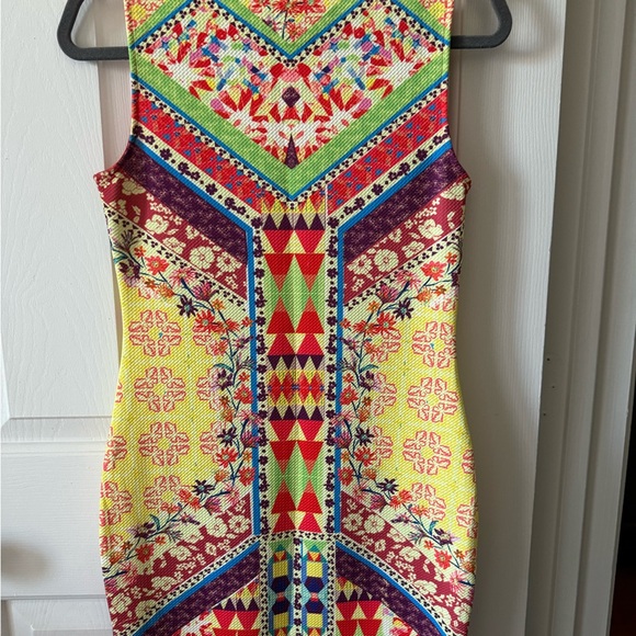 Peach PUFF Multi Colored Dress, M, Sleeveless, NWOT - Picture 6 of 11